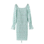 Robe Femme Fleurie Moulante Automne - Vignette | Dame Fleur