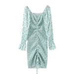 Robe Femme Fleurie Moulante Automne - Vignette | Dame Fleur