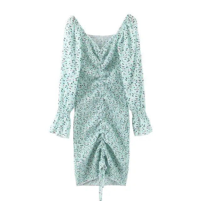 Robe Femme Fleurie Moulante Automne | Dame Fleur