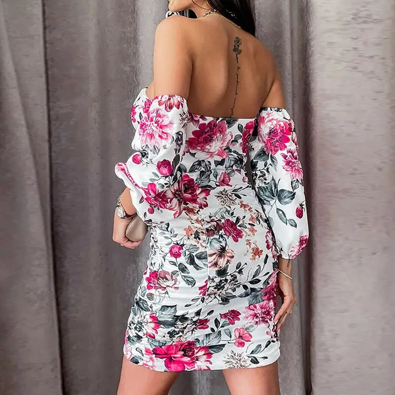 Robe Fleurie Col Cœur | Dame Fleur