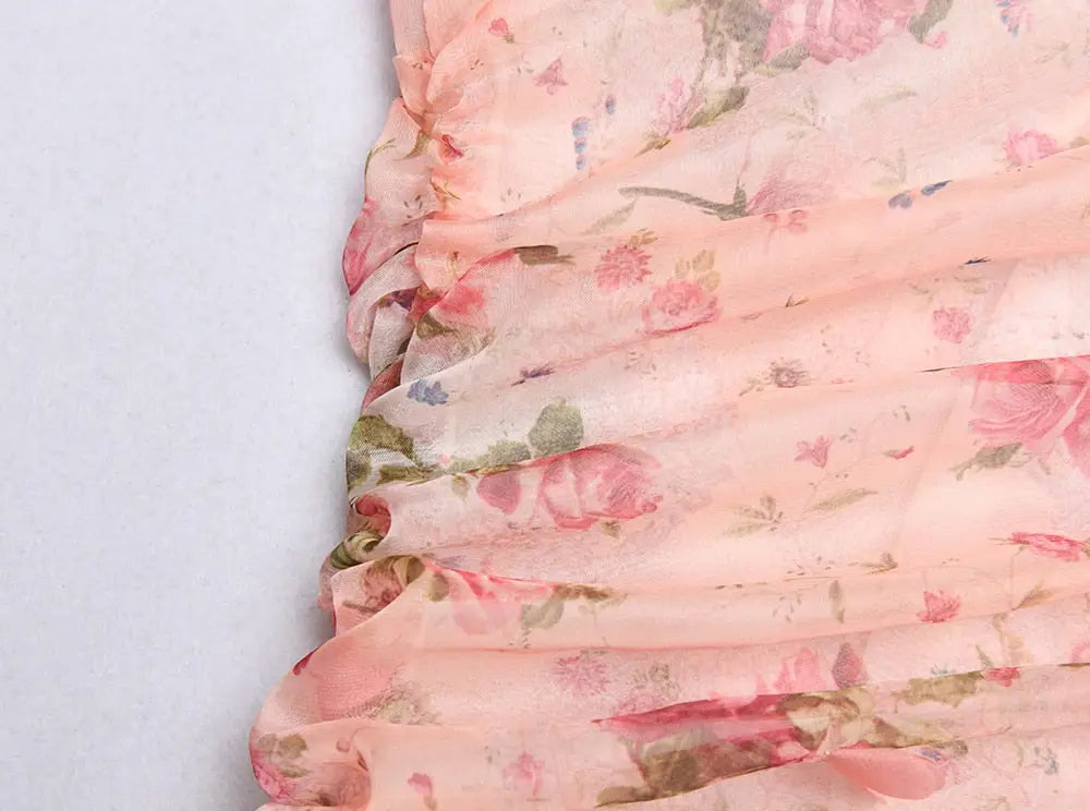 Robe Fleurie Courte Bohème | Dame Fleur