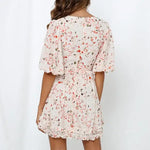 Robe Fleurie Décolleté - Vignette | Dame Fleur