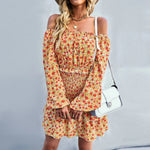 Robe Fleurie Elastique - Vignette | Dame Fleur