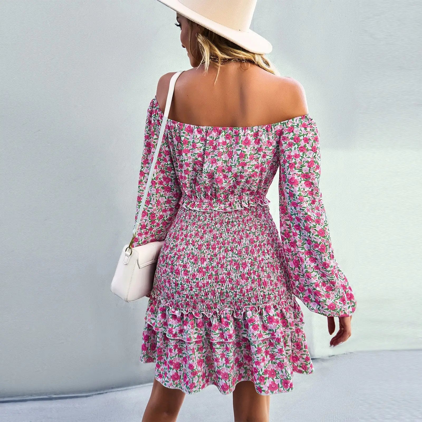 Robe Fleurie Elastique | Dame Fleur