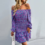 Robe Fleurie Elastique - Vignette | Dame Fleur