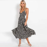 Robe Fleurie Évasée Mi-Longue - Vignette | Dame Fleur
