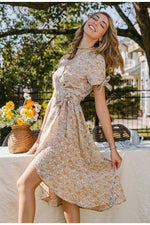 Robe Fleurie Femme Elégante - Vignette | Dame Fleur