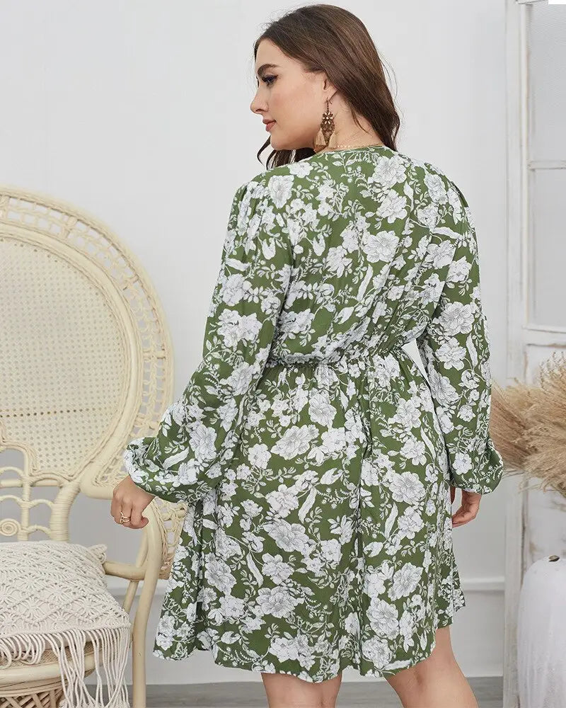 Robe Fleurie Grande Taille | Dame Fleur