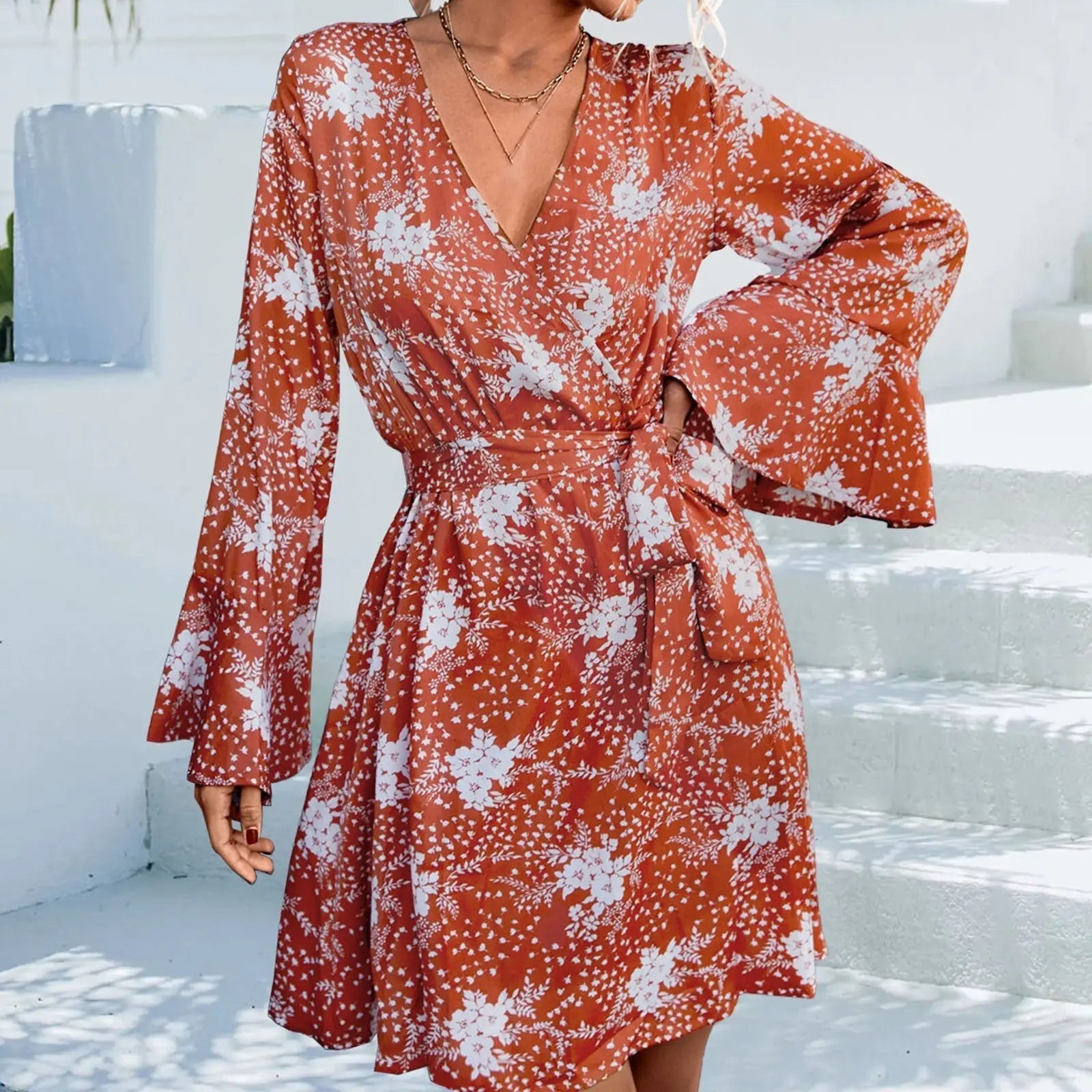 Robe Fleurie Inspirée Bohème | Dame Fleur