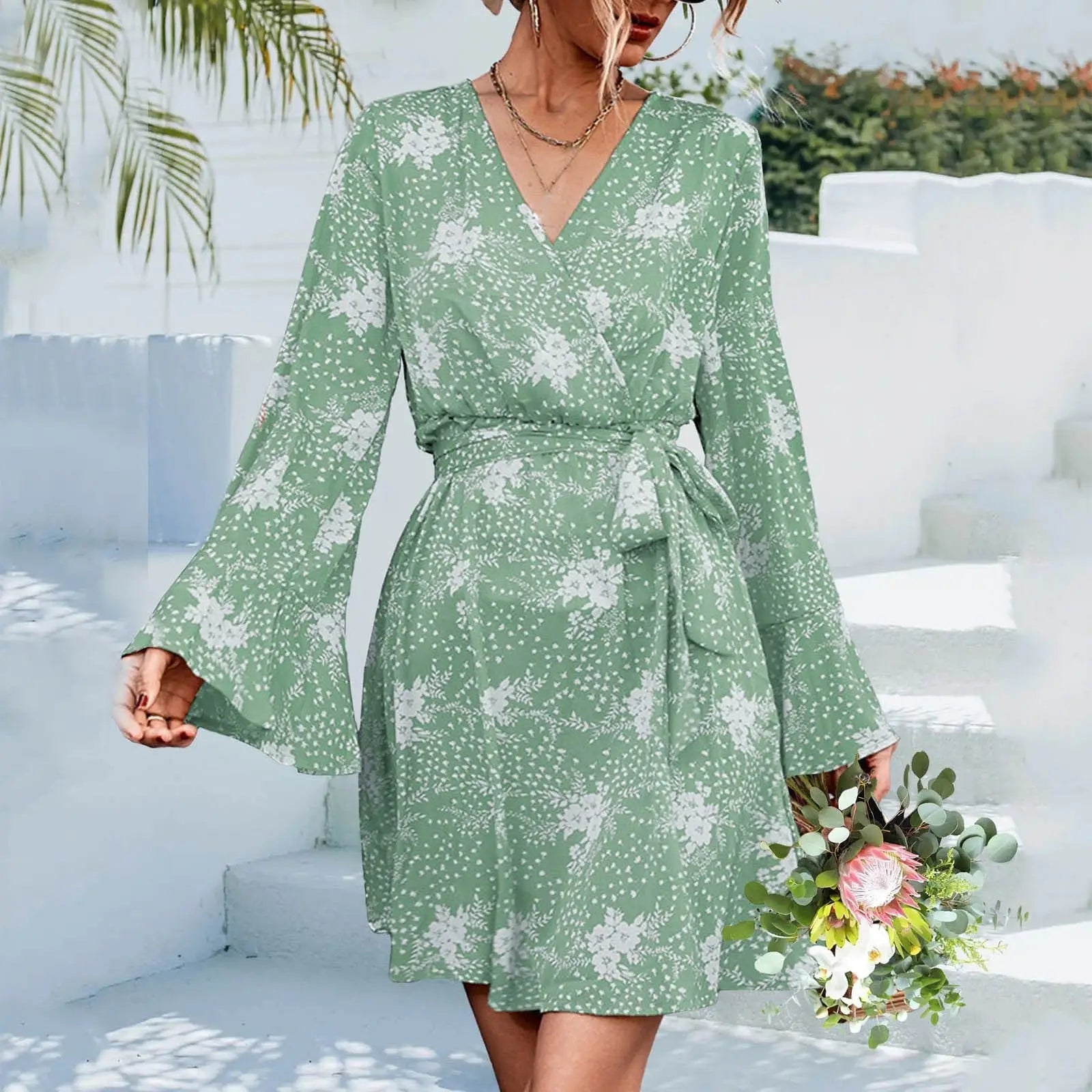 Robe Fleurie Inspirée Bohème | Dame Fleur