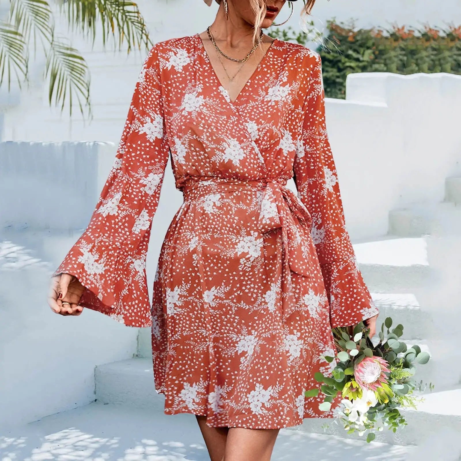 Robe Fleurie Inspirée Bohème | Dame Fleur