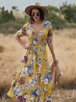 Robe Fleurie Longue - Vignette | Dame Fleur