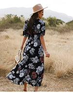 Robe Fleurie Longue - Vignette | Dame Fleur