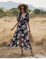 Robe Fleurie Longue - Vignette | Dame Fleur