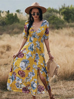 Robe Fleurie Longue - Vignette | Dame Fleur
