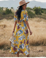Robe Fleurie Longue - Vignette | Dame Fleur