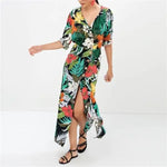 Robe Fleurie Manche 3/4 - Vignette | Dame Fleur