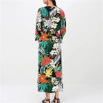 Robe Fleurie Manche 3/4 - Vignette | Dame Fleur
