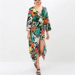 Robe Fleurie Manche 3/4 - Vignette | Dame Fleur