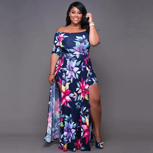 Robe Fleurie Mariage Femme Ronde | Dame Fleur