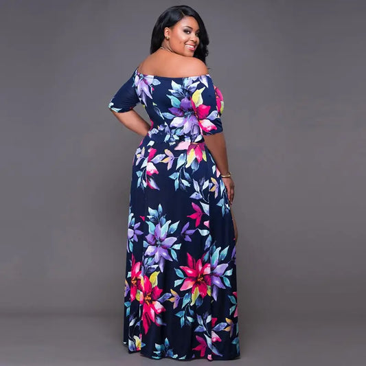 Robe Fleurie Mariage Femme Ronde | Dame Fleur