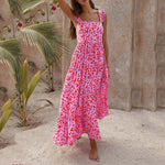 Robe Fleurie Maxi - Vignette | Dame Fleur