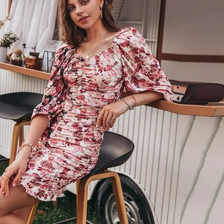 Robe Fleurie Moulante | Dame Fleur