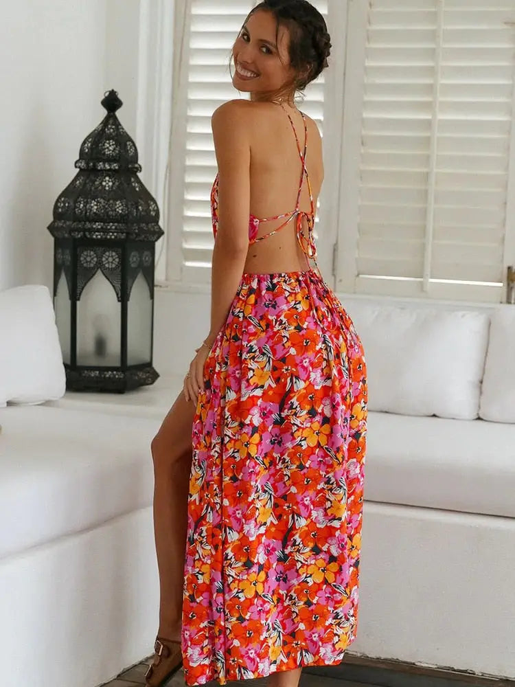 Robe Fleurie Multicolores | Dame Fleur