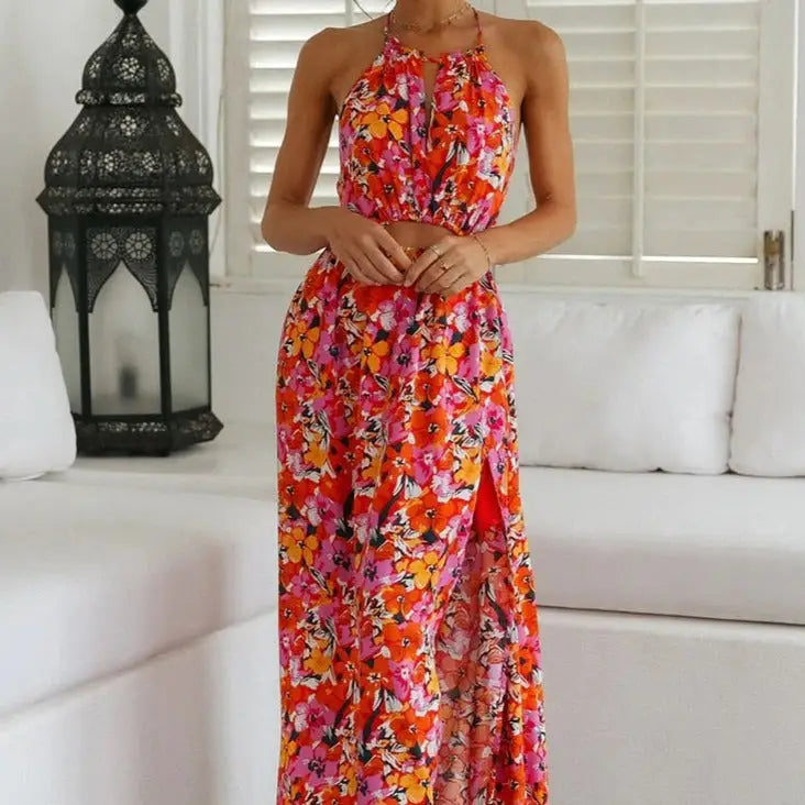 Robe Fleurie Multicolores | Dame Fleur