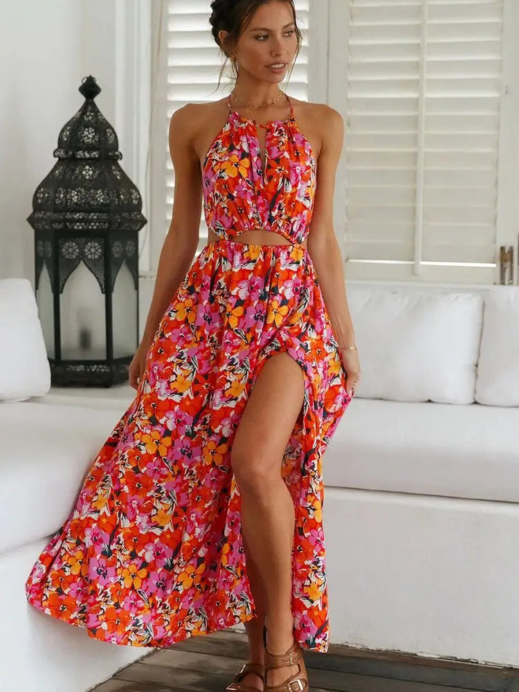 Robe Fleurie Multicolores | Dame Fleur