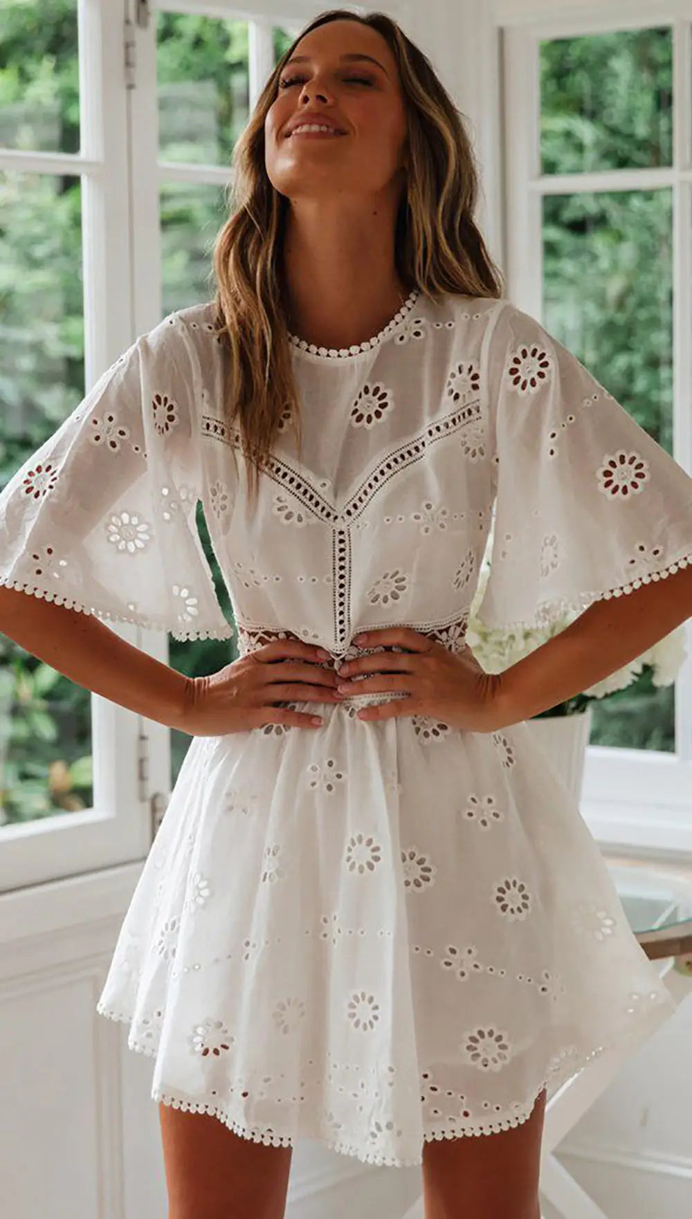 Robe Fleurie Patineuse | Dame Fleur