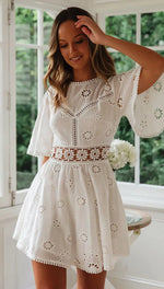 Robe Fleurie Patineuse - Vignette | Dame Fleur