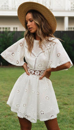 Robe Fleurie Patineuse - Vignette | Dame Fleur
