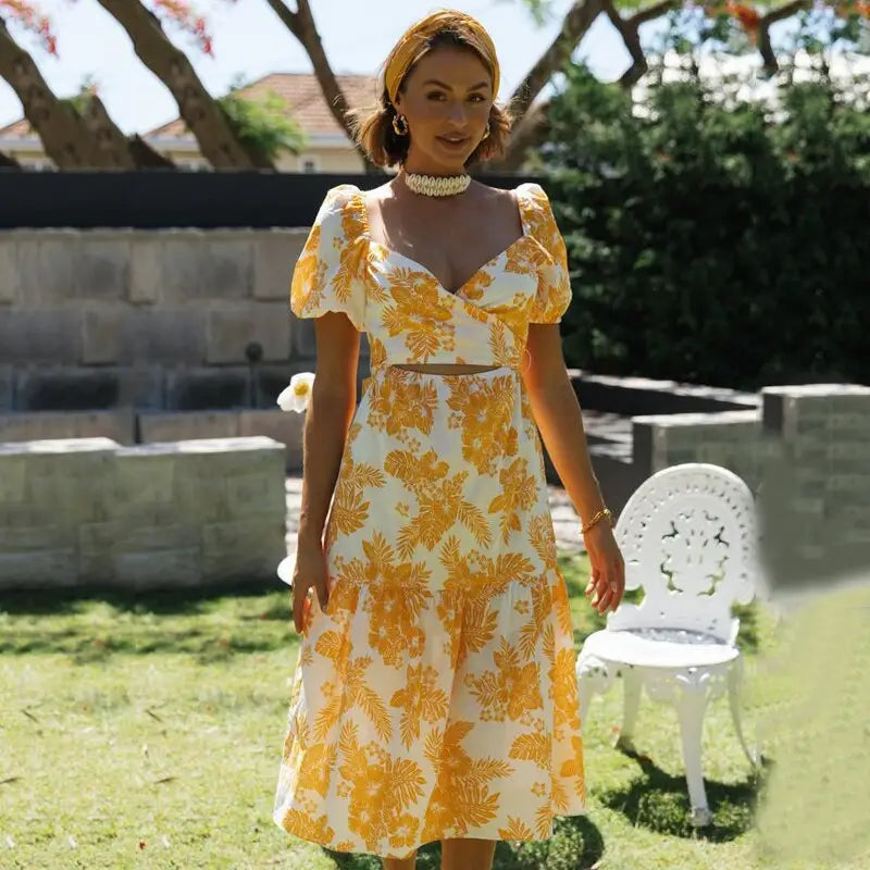 Robe Fleurie Retro | Dame Fleur