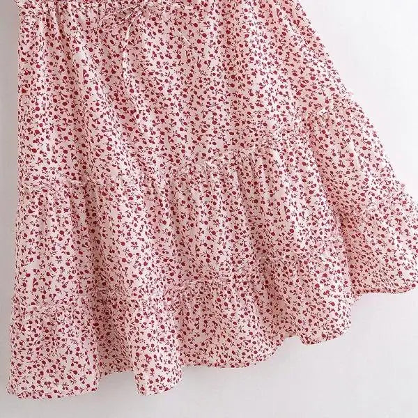 Robe Fleurie Rose Poudre | Dame Fleur