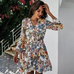 Robe Fleurie Style Bohème - Vignette | Dame Fleur