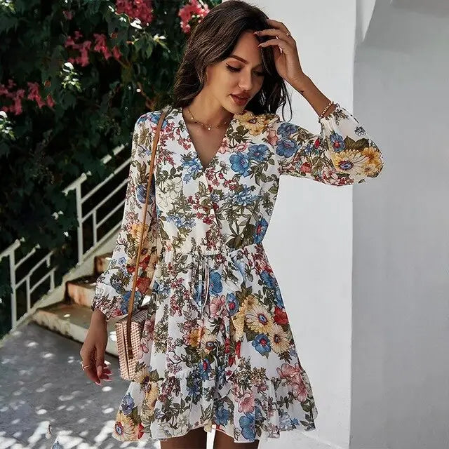 Robe Fleurie Style Bohème | Dame Fleur
