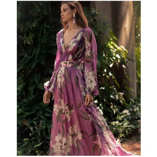 Robe Fleurie Témoin Mariage | Dame Fleur