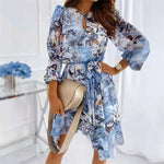 Robe Fleurie Trapèze - Vignette | Dame Fleur