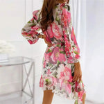 Robe Fleurie Trapèze - Vignette | Dame Fleur