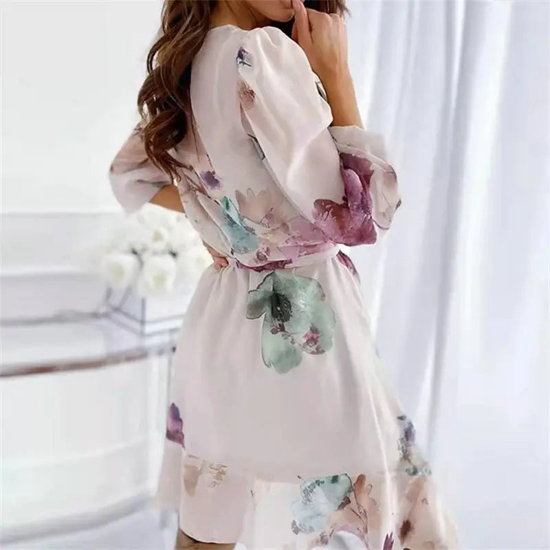 Robe Fleurie Trapèze | Dame Fleur