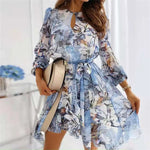 Robe Fleurie Trapèze - Vignette | Dame Fleur