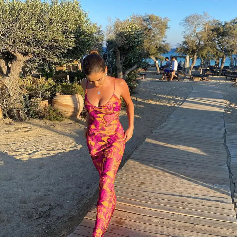 Robe Florale Longue | Dame Fleur