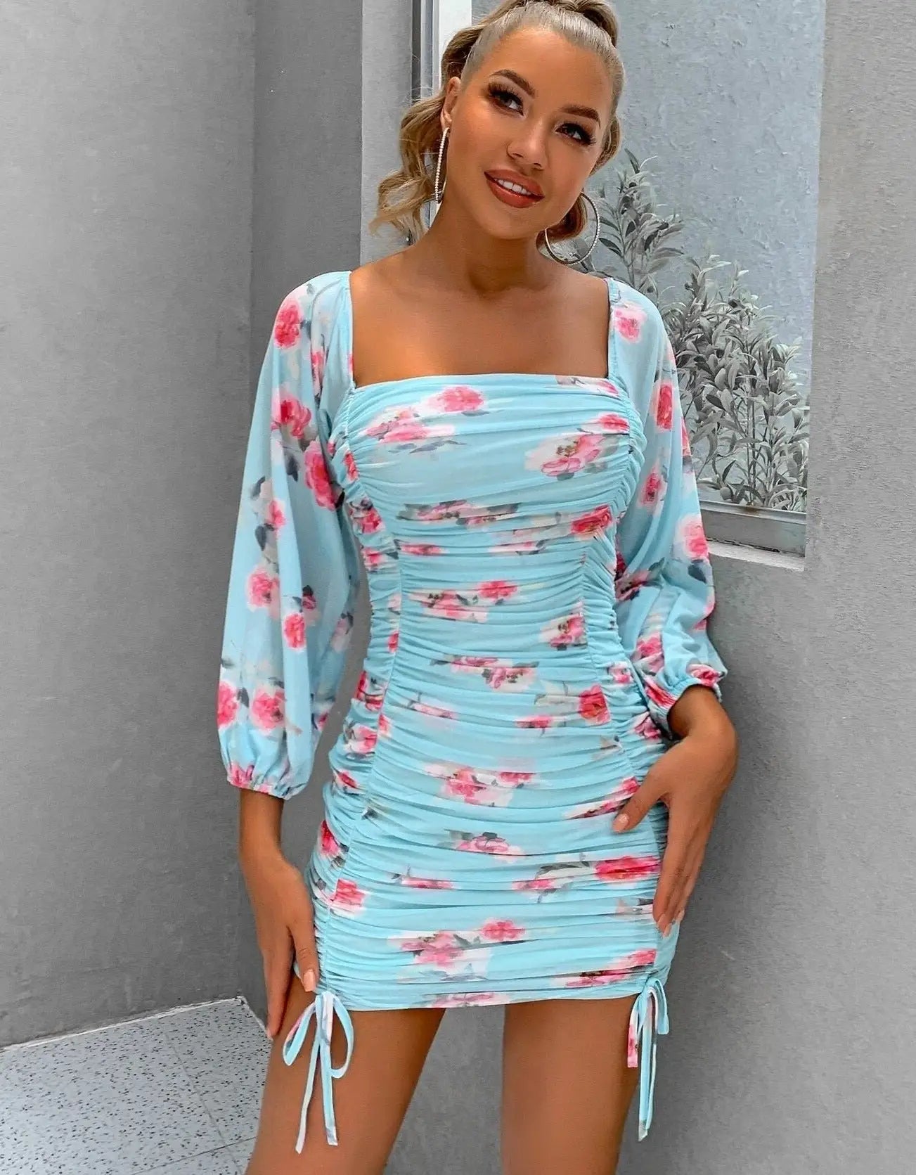 Robe Fourreau Imprimé Fleuri | Dame Fleur