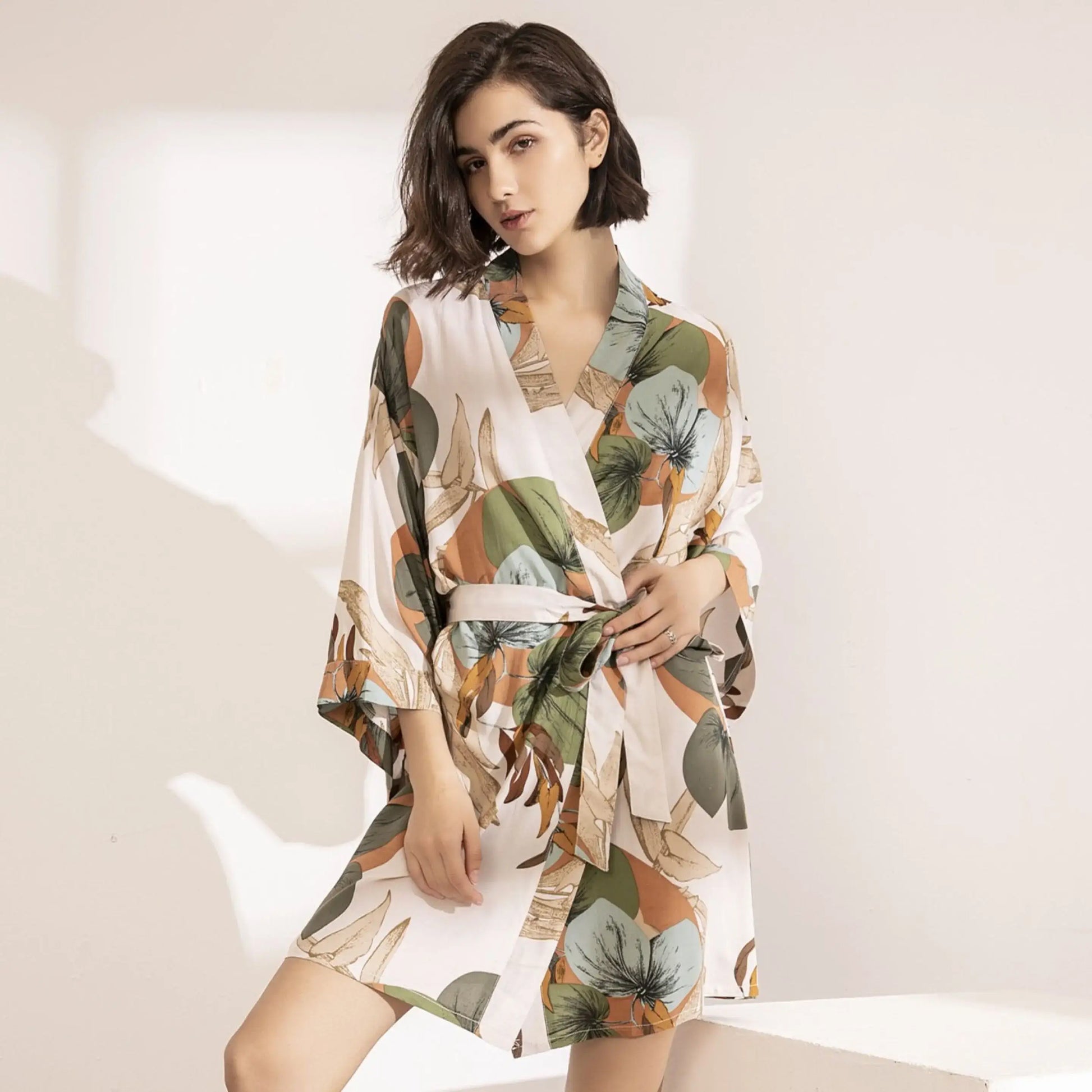Robe Kimono à Fleur | Dame Fleur