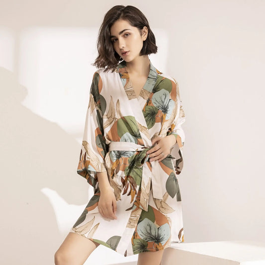 Robe Kimono à Fleur | Dame Fleur