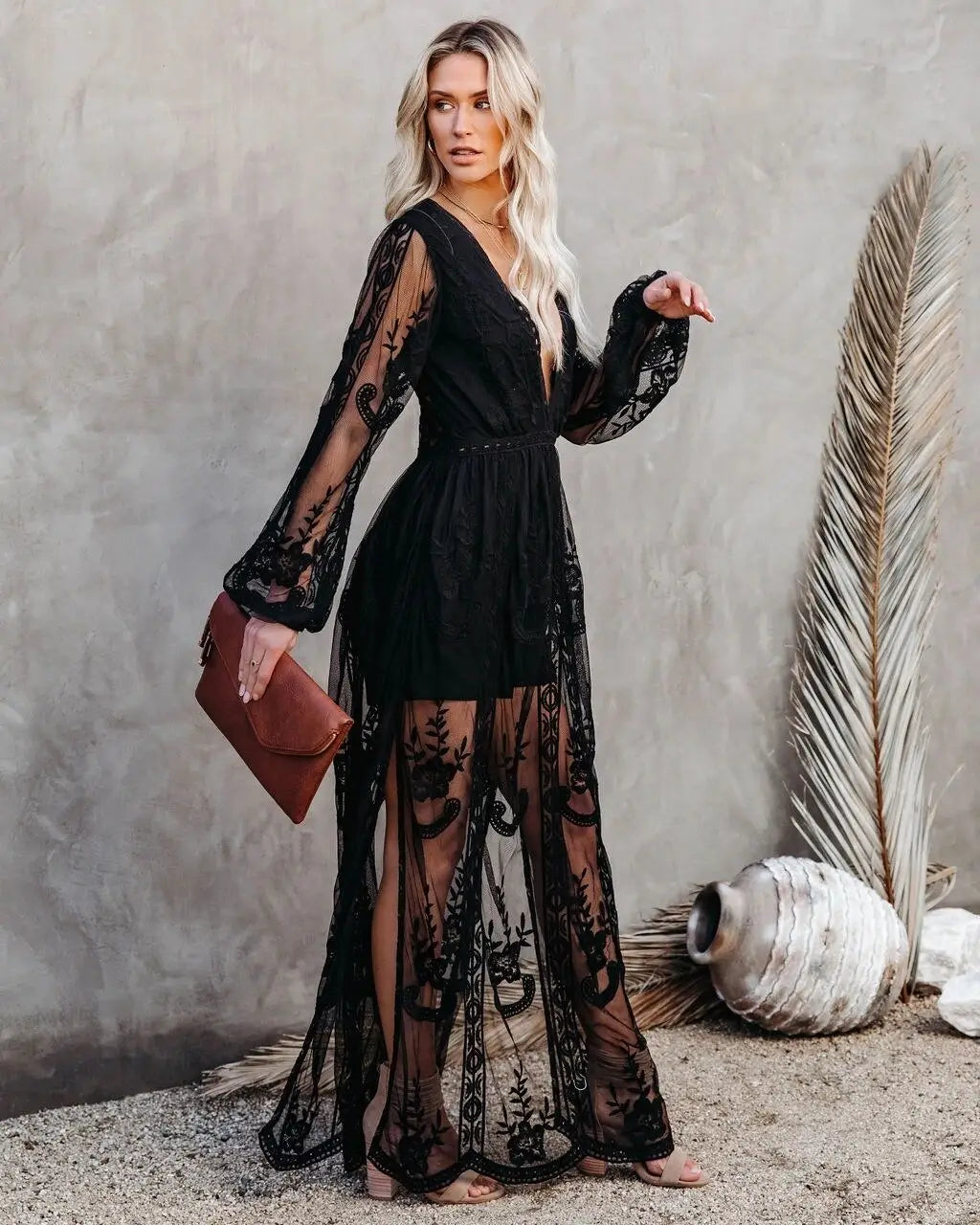 Robe Longue a Fleur Bohème | Dame Fleur