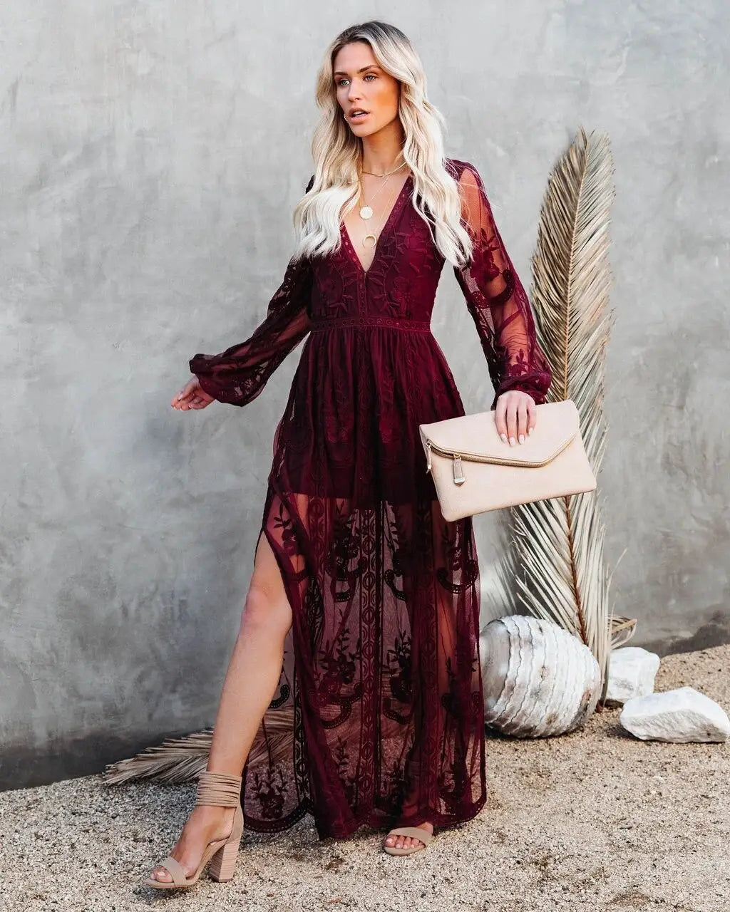 Robe Longue a Fleur Bohème | Dame Fleur