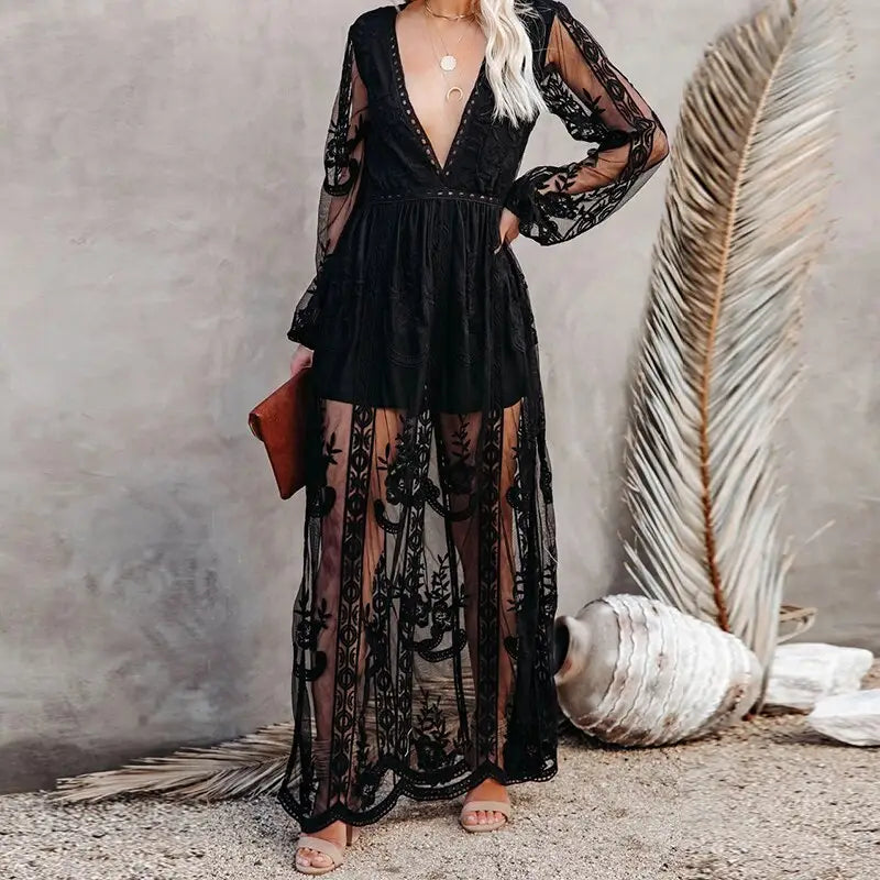 Robe Longue a Fleur Bohème | Dame Fleur