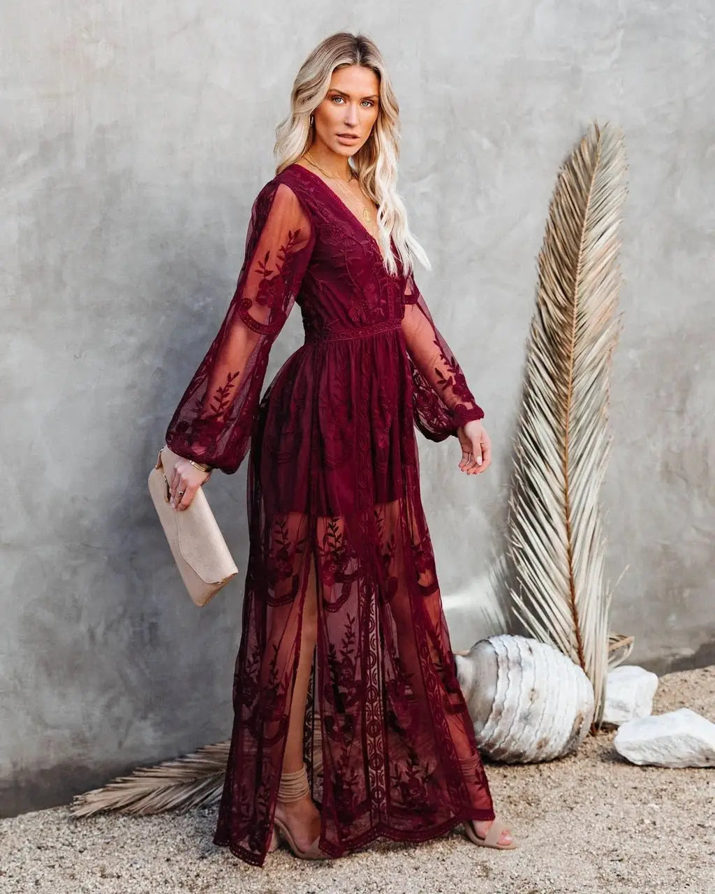 Robe Longue a Fleur Bohème | Dame Fleur